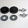 Wingnut & Washer Kit - 2 Bolt - 1 Per car