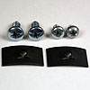 Install Kit - Glove Box Latch & Guide Plate to Dash - 1 Per car