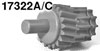 Gear - Speedo Driven 18 Teeth - White Nylon - 57 -  With 17260B - 1 Per car