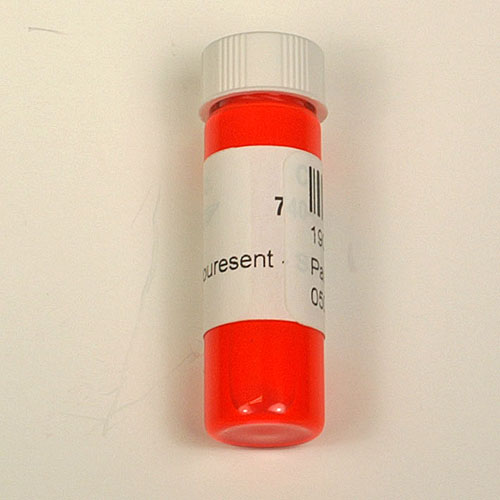 Paint - Red Orange Fluorescent - Small Bottle - 1 Per car