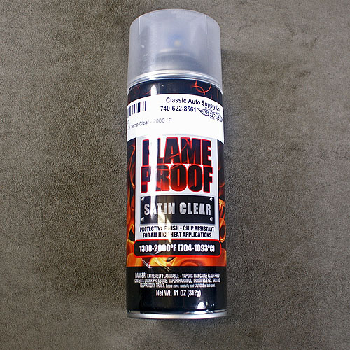 Paint - Hi Temp Clear - 2000 F - 1 Per car