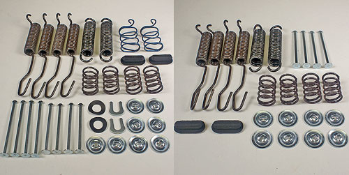 Brake Shoe Installation Kit 1957 Front & Rear