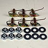 Install Kit - Upper Grille Moulding to Body - 55/56 - 1 Per car