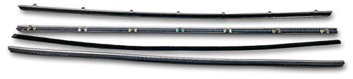 Kit - Door Glass Cat Whiskers - 4 Pcs - 1 Set Per car