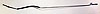 Brake Line - Front Half On Frame - 55/57 - 1 Per car