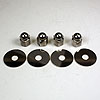 Nuts & Washers - Al Rocker Arm Covers - 1 Per car