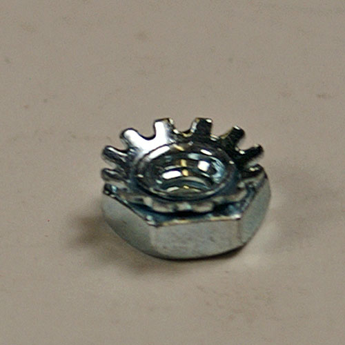 Nut & Lockwasher - 6 - 32 - Order 10 Per car