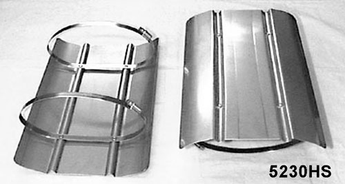 Heat Shields for Mufflers - All SS- Pair - 1 Pair Per car