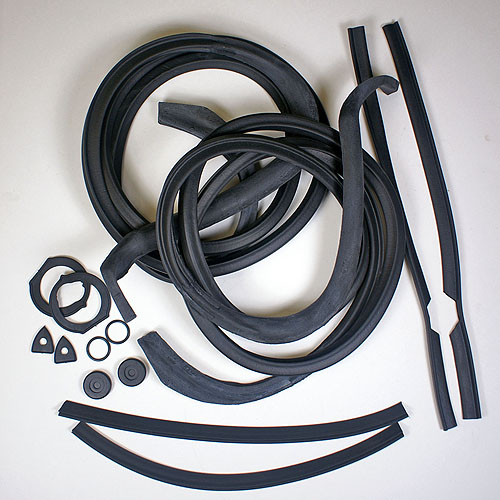 Weatherstrip Kit Both Doors 14 pcs