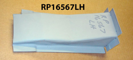 Floor Brace - Rear - LH - 56/57 - 1 Per car