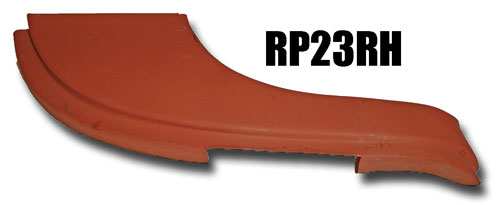 Rear Body Pan End - RH 1956 - 1 Per car