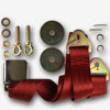 Seat Belt Set - 55 & 57 - Red - Order 2 Per car
