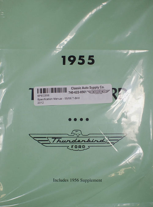 Specification Manual - 55/56 T-Bird