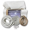 Soft Top - White - Tan Straight Zip - 1 Per car