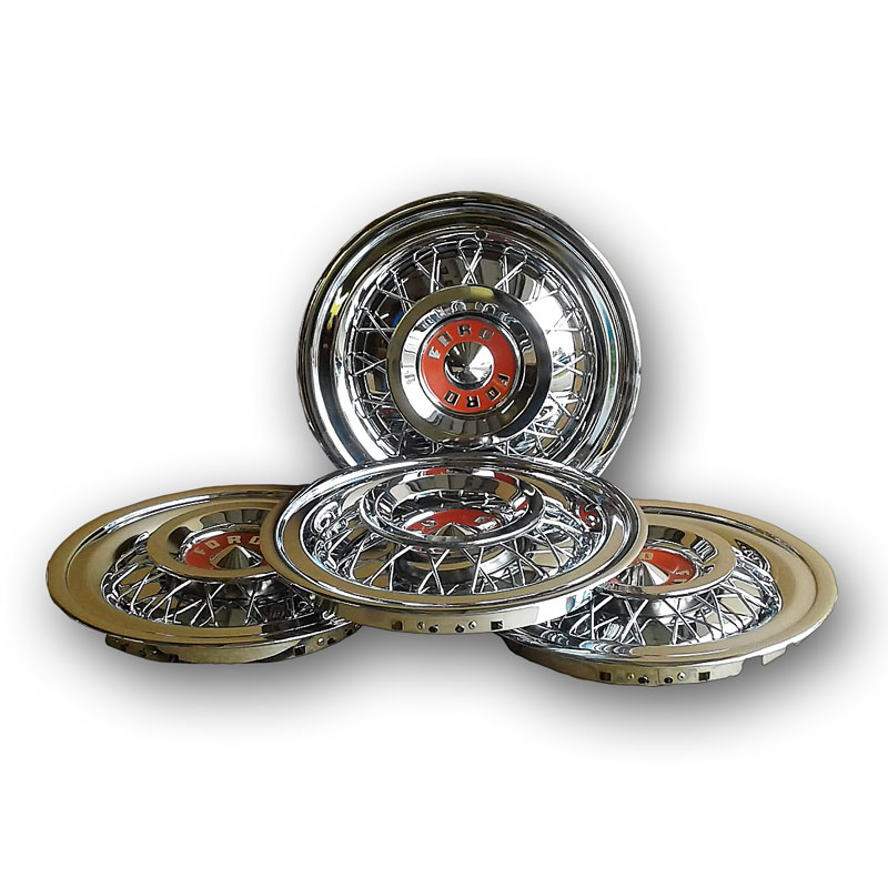 Set Wire Wheel Baskets and Nut Covers